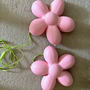 IKEA pink wall flower lights